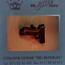 Arma de arma RARA vintage antiga foto slide pistola diapositiva atirador arma comprar usado  Enviando para Brazil