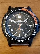 Relógio de quartzo masculino TIMEX Expedition Black Face Indiglo WR50M data precisa de bateria comprar usado  Enviando para Brazil