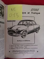 Revue Technique Panhard PL 17 Grand Standing Tigre Dyna Z F50 65 Urilitaire Rta  d'occasion  Avignon