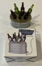 Garrafas de cerveja vintage Boston Warehouse seis espalhadores 1999 suporte para banheira galvanizado comprar usado  Enviando para Brazil