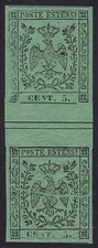1852 modena centesimi usato  Milano