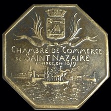 Medaille jeton bronze d'occasion  Nantes-