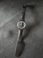 Usado, Comprado na França por volta de 2005 Black Swatch com pulseira preta original comprar usado Usado, Comprado na França por volta de 2005 Black Swatch com pulseira preta original comprar usado  Enviando para Brazil