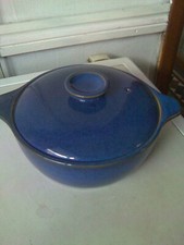 Denby blue casserole for sale  COALVILLE