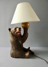 Lampe ours bois d'occasion  Mortrée