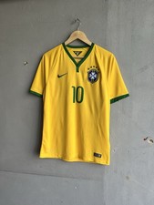 Camisa de futebol Nike Brasil 2014/2015 Neymar Jr #10 Home tamanho M comprar usado  Enviando para Brazil