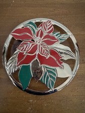 Poinsettia trivet for sale  Leawood