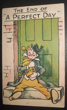 Old Comic DRUNK MAN ON DOORSTEP JARRO DE CERVEJA FIM DE UM DIA PERFEITO BEER POT Humor comprar usado  Enviando para Brazil