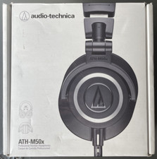 Fones de ouvido Audio-Technica ATH-M50x monitor de estúdio profissional preto usado comprar usado  Enviando para Brazil