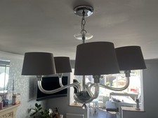 Grey light chandelier for sale  WEST MALLING