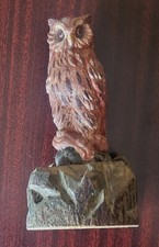 Geschnitzte holzfiguren eule gebraucht kaufen  Böhlen