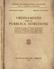 Ordinamento della pubblica usato  Italia