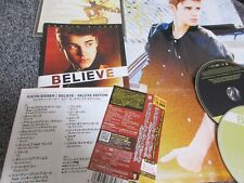 JUSTIN BIEBER / believe DELUXE EDIT/JAPAN LTD CD&DVD OBI bonus track comprar usado  Enviando para Brazil