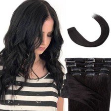 Clipe para extensões de cabelo humano 100% Clearance em cabelo humano Remy real cabeça cheia comprar usado  Enviando para Brazil