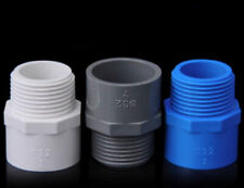 Tubo de abastecimento de água de PVC rosca externa rosca direta 20~90/110mm branco azul cinza, usado comprar usado  Enviando para Brazil