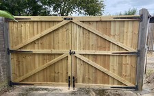 Wooden driveway gates for sale  SHREWSBURY