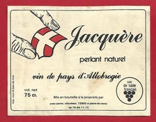 119 38etiquette vin d'occasion  Albertville
