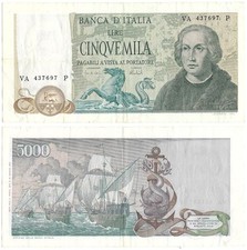5000 lire cristoforo usato  Nonantola