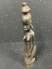 Carved wooden african for sale  WAREHAM