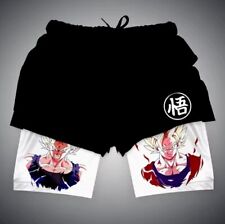 Bermuda esportiva Dragon Ball Athletic Dbz Active Wear Vegeta Goku shorts academia comprar usado  Enviando para Brazil