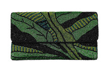 Hand beaded green for sale  Aguanga