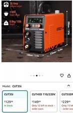 Cortador de plasma, máquina de corte a plasma 35Amp CUT35i, tela 110V HF 50/... comprar usado  Enviando para Brazil