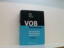 Vob kommentar bauvergaberecht gebraucht kaufen  Berlin