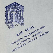Grosvenor house letterhead for sale  Portland