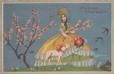 Cartolina augurale buona usato  Bologna