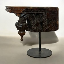 Usado, Suporte antigo esculpido em madeira de teca | Vintage Indian Architectural Salvage comprar usado  Enviando para Brazil