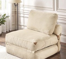 Usado, Sofá-cama dobrável nuvem veludo futon conversível cadeira-cama comprar usado  Enviando para Brazil