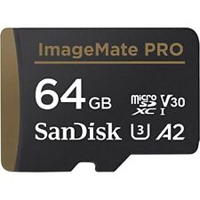 Cartão de memória SanDisk 64GB ImageMate PRO microSDXC UHS-1 micro SD drone com adaptador, usado comprar usado  Enviando para Brazil