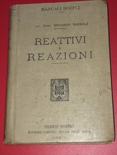Manuale hoepli reattivi usato  Torre Canavese