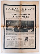 Giornale osservatore romano usato  Novara