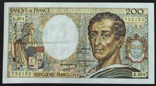 Billet 200 francs d'occasion  France