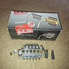 PEÇAS DE PONTE DE GUITARRA FLOYD ROSE CROMADA ALEMANHA TREMOLO SCHALLER SEM BARRA ORIGINAL?, usado comprar usado  Enviando para Brazil