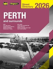 Perth & Surrounds Street Directory 2026 68ª edição por UBD Gregorys Brochura B comprar usado  Enviando para Brazil
