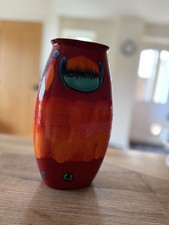 orange vase for sale  BISHOP'S STORTFORD