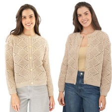 Womens pointelle knitted for sale  REDHILL