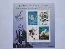 1995 audubon minisheet for sale  CHESTERFIELD