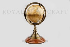 Usado, Esfera de mesa armilar náutica de latão globo mundial marinho globo mundial - náutico comprar usado  Enviando para Brazil