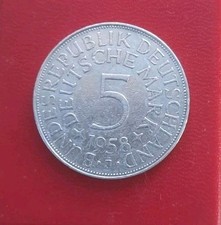 Brd 1958 silber gebraucht kaufen  Allensbach