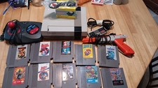 Paquete grande de consola y juego Nintendo NES. Super Mario Bros 3, Mario, Duck Hunt segunda mano  Embacar hacia Mexico