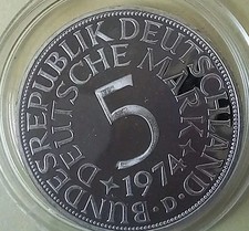 Deutschland 1974 silberadler gebraucht kaufen  Bergisch Gladbach
