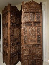 Hand carved wooden for sale  ANDOVER