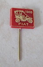 FIAT 1903 crachá pinos emblema carro alfinete lapela gravata tac hatpin 60 original vermelho vintage comprar usado  Enviando para Brazil