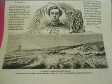 Gravure 1863 marquis d'occasion  La Verpillière