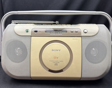 Rádio cassete Sony CFD-E100 Boombox CD CD-R/RW reprodução testado! Funciona! comprar usado  Enviando para Brazil