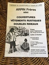 Ancienne pub flyer d'occasion  Aix-les-Bains