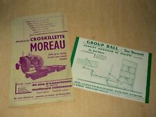 Prospectus croskillette moreau d'occasion  Cluny